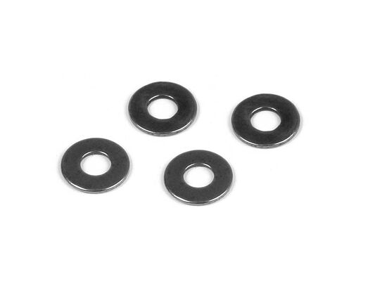 Xray iskunvaimentimen aluslevyt, karkaistut (4) #358040 1 Xray Shock Shims Hardened (4) #358040