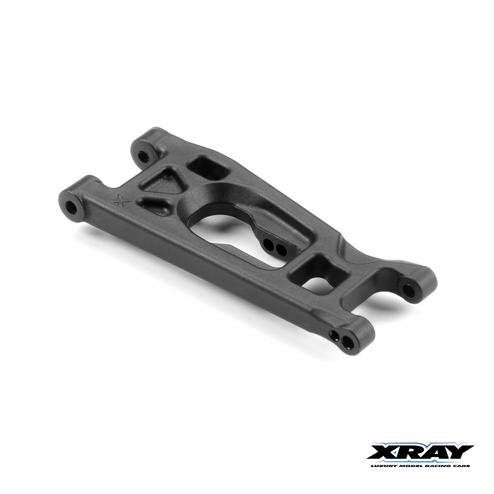 Xray Susp. Arm Front LSM Lower Left Graphite #322123-G 1 Xray Susp. Arm Front LSM Lower Left Graphite #322123-G