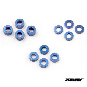 Xray Washer Set Alu (1mm, 2mm, 3mm) #303121