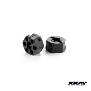 Xray Wheel Hub 12mm - 3 Slot - Offset "+2.50mm" V3 (2) #365357