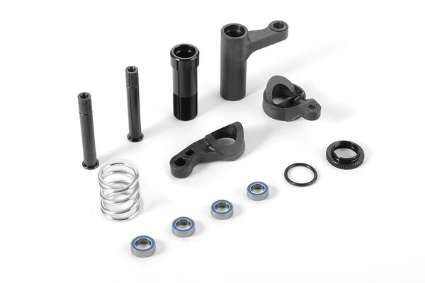 Xray Xb8'16 Servo Saver Complete Set - Graphite 1 Xray Xb8'16 Servo Saver Complete Set - Graphite