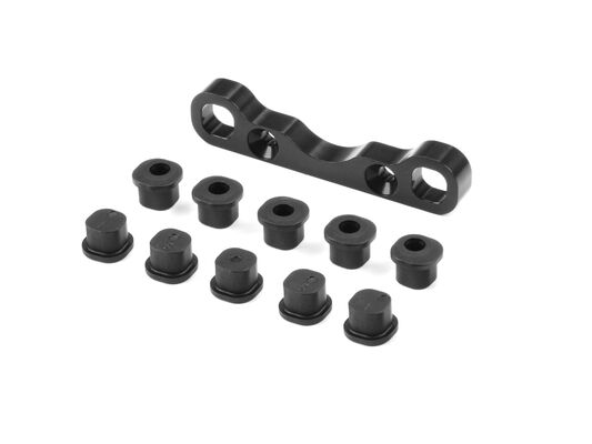 Xray Xb8 Alu Rear Lower Susp. Holder For Semi-Split Bulkhead - Front 2 Xray Xb8 Alu Rear Lower Susp. Holder For Semi-Split Bulkhead - Front