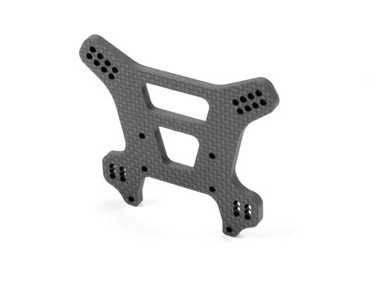 Xray XB8 Graphite Rear Shock Tower For Semi-Split Bulkhead 4mm 1 Xray XB8 Graphite Rear Shock Tower For Semi-Split Bulkhead 4mm