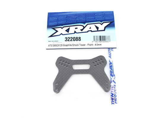 Xray Xt2'23/Scx'23 Graphite Shock Tower - Front - 4.0Mm 1 Xray Xt2'23/Scx'23 Graphite Shock Tower - Front - 4.0Mm