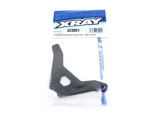 Xray Xt2'23/Scx'23 Graphite Shock Tower - Rear - 4.0Mm 1 Xray Xt2'23/Scx'23 Graphite Shock Tower - Rear - 4.0Mm
