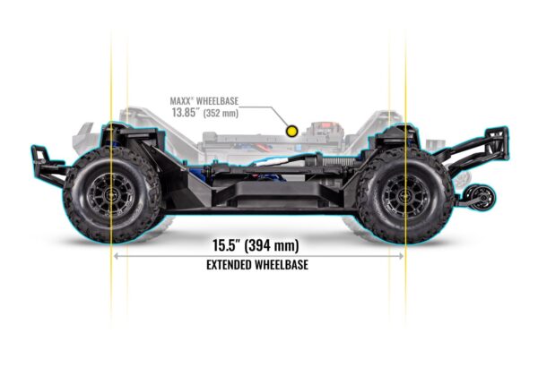 Traxxas Maxx Slash 6S 4x4 BL 1/8 Short-Course RTR Roheline