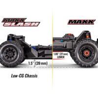 Traxxas Maxx Slash 6S 4x4 BL 1/8 Short-Course RTR Red