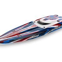Traxxas Spartan SR 36" Brushless RTR Punane VXL-6S RC paat