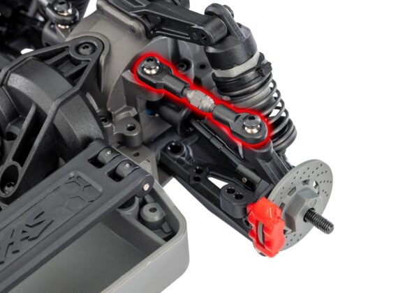Traxxas 4-Tec Ford Mustang Brushed 1/10 Drift RTR Punane