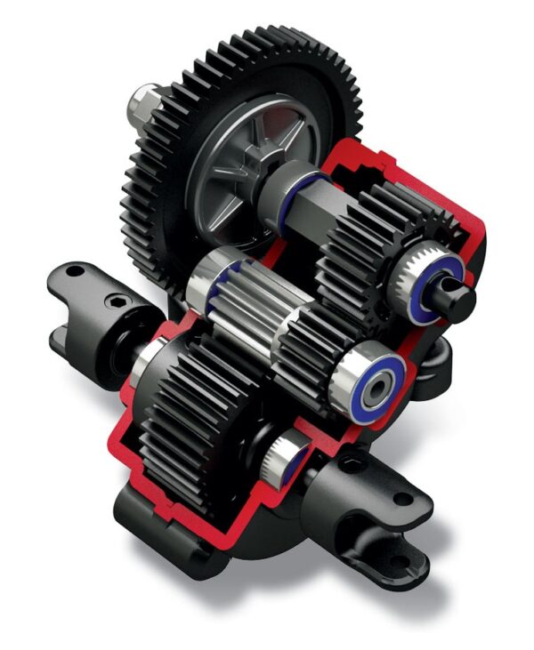 Traxxas E-Revo 4x4 Brushed 1/16 Monster Truck RTR Punane