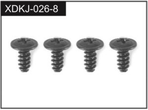 Absima 2.3x8 Screws (4) (J-026-8)