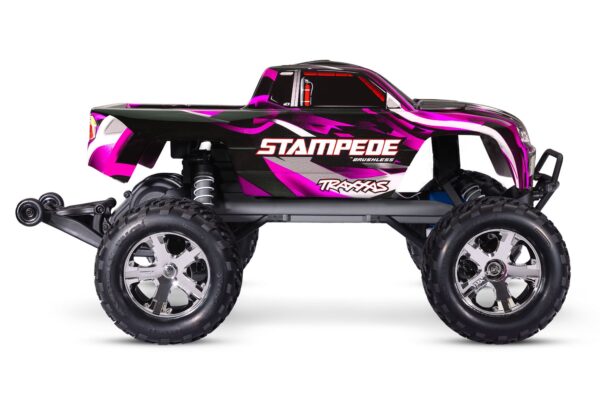 Traxxas Stampede 2wd BL-2S BL HD 1/10 Moster Truck RTR Purple