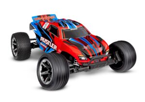 Traxxas Rustler 2wd Brushed HD 1/10 Truck RTR Punane