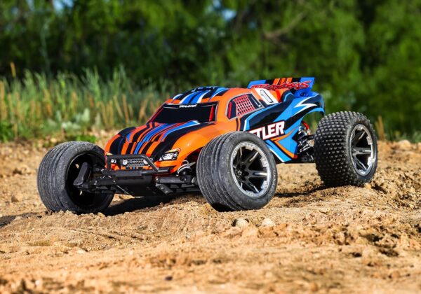 Traxxas Rustler 2wd Brushed HD 1/10 Truck RTR Orange