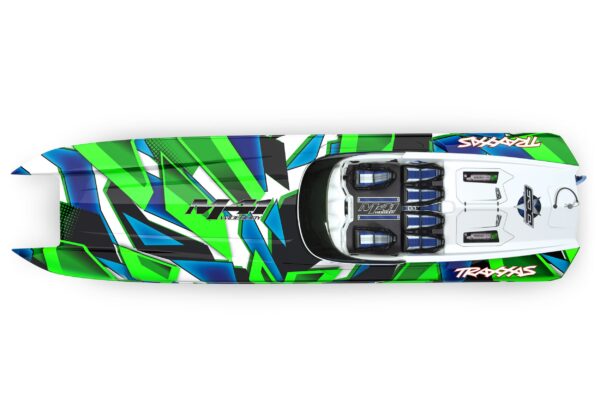 Traxxas DCB M41 Catamaran BL 40" RTR Roheline