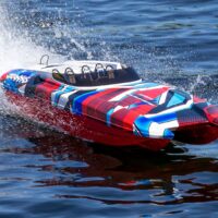 Traxxas DCB M41 RC Boat Catamaran BL 40" RTR Red