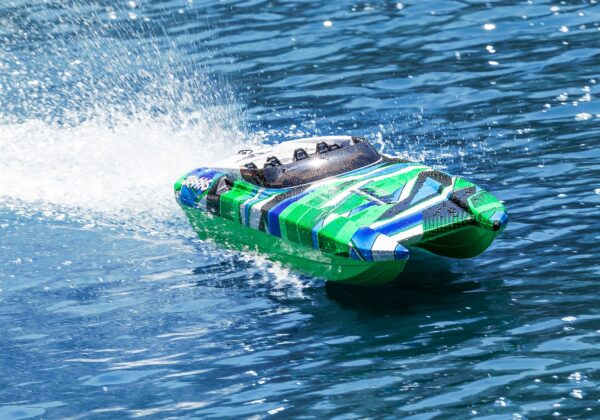 Traxxas DCB M41 Catamaran BL 40" RTR Roheline