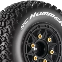 Louise RC Wheels SC Hummer Black Rims (2)