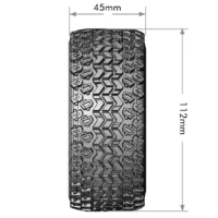 Louise RC Wheels SC Hummer Black Rims (2)