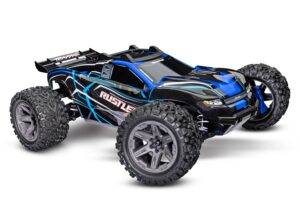 Traxxas Rustler 4x4 BL-2S HD BL 1/10 Truck RTR Sinine