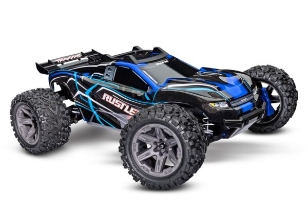 Traxxas Rustler 4x4 BL-2S HD BL 1/10 Truck RTR Sinine
