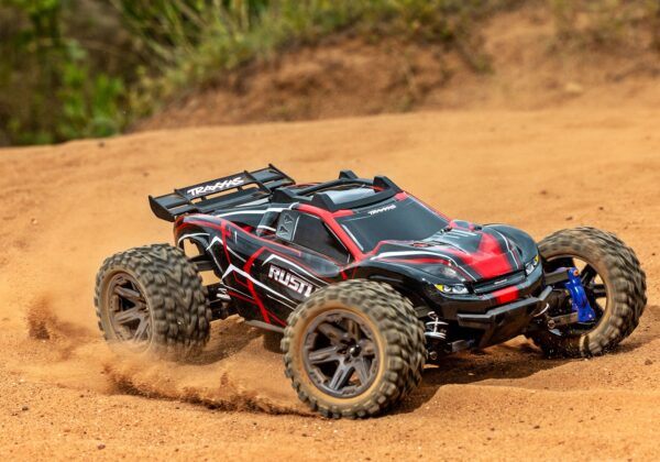 Traxxas Rustler 4x4 BL-2S HD BL 1/10 Truck RTR Red