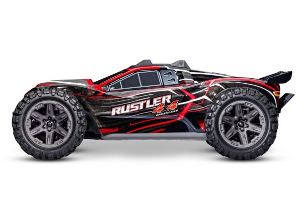 Traxxas Rustler 4x4 BL-2S HD BL 1/10 Truck RTR Red