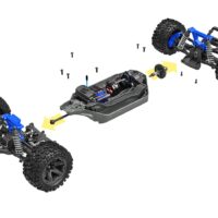 Traxxas Rustler 4x4 BL-2S HD BL 1/10 Truck RTR Red
