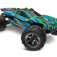 Traxxas Rustler 4x4 VXL HD BL 1/10 Truck RTR Roheline