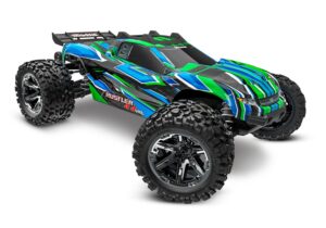 Traxxas Rustler 4x4 VXL HD BL 1/10 Truck RTR Roheline