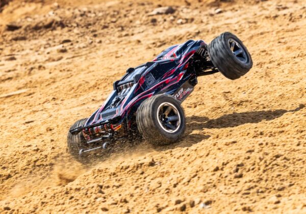 Traxxas Rustler 4x4 VXL HD BL 1/10 Truck RTR Punane