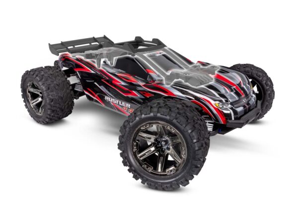 Traxxas Rustler 4x4 VXL HD BL 1/10 Truck RTR Punane