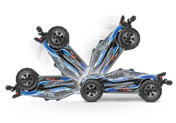 Traxxas Rustler 4x4 VXL HD BL 1/10 Truck RTR Punane