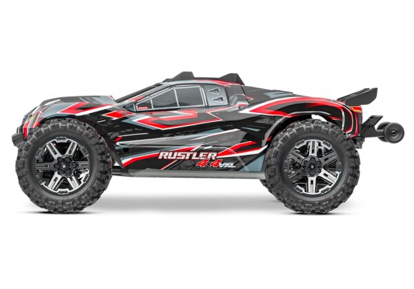 Traxxas Rustler 4x4 VXL HD BL 1/10 Truck RTR Punane