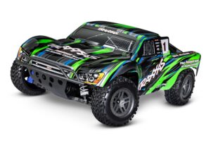 Traxxas Slash 4x4 BL-2S Brushless 1/10 Short-Course RTR Roheline