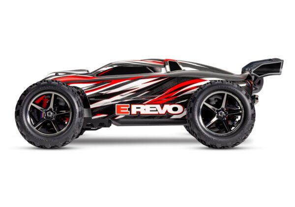 Traxxas E-Revo 4x4 Brushed 1/16 Monster Truck RTR Punane