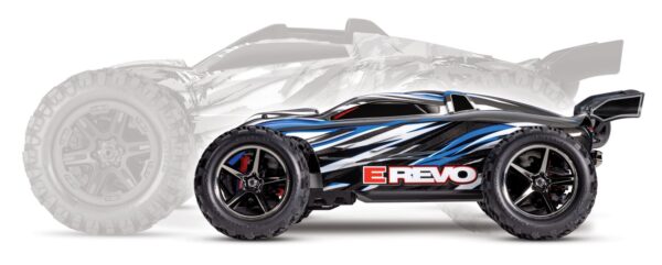 Traxxas E-Revo 4x4 Brushed 1/16 Monster Truck RTR Sinine