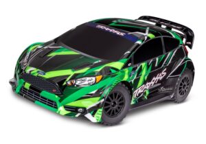 Traxxas Ford Fiesta ST VXL Brushless 1/10 Rally RTR Roheline