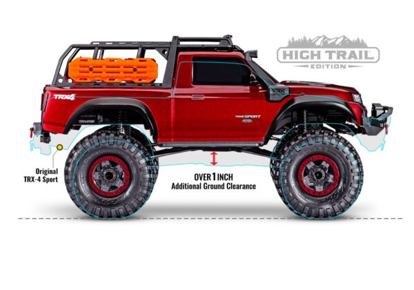 Traxxas TRX-4 Sport HT 1/10 Crawler Brushed RTR Punane