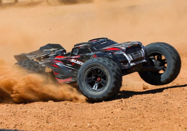 Traxxas Sledge 4x4 Belted 1/8 Monster-Truck Brushless RTR Sinine