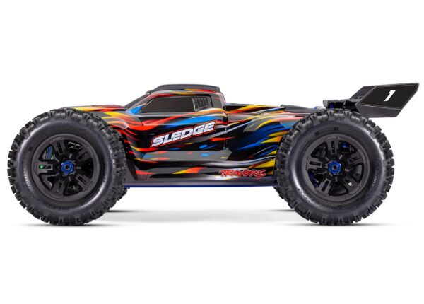 Traxxas Sledge 4x4 Belted 1/8 Monster-Truck Brushless RTR Sinine
