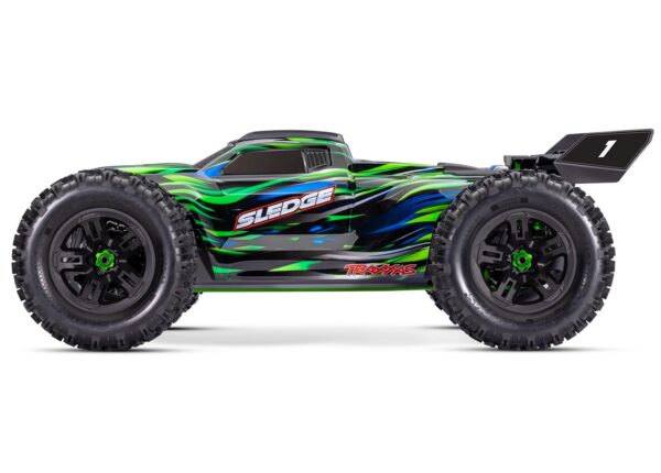 Traxxas Sledge 4x4 Belted 1/8 Monster-Truck Brushless RTR Green