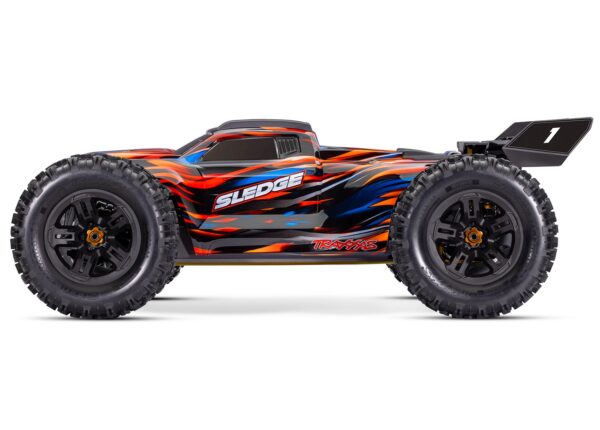 Traxxas Sledge 4x4 Belted 1/8 Monster-Truck Brushless RTR Orange