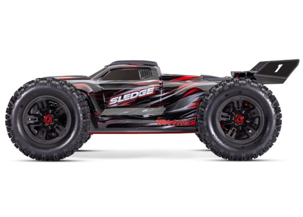 Traxxas Sledge 4x4 Belted 1/8 Monster-Truck Brushless RTR Red
