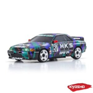 Kyosho Mini-Z AWD Nissan Skyline GT-R R32 1993 HKS #87 (MA020-KT531P)