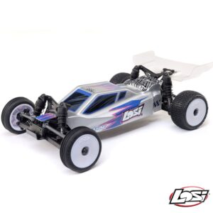 Losi 1:24 Micro-B 2WD RTR Race Buggy - Grey (Battery & Charger Included)