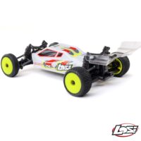 Losi 1:24 Micro-B 2WD RTR Race Buggy – White (Battery & Charger Included)
