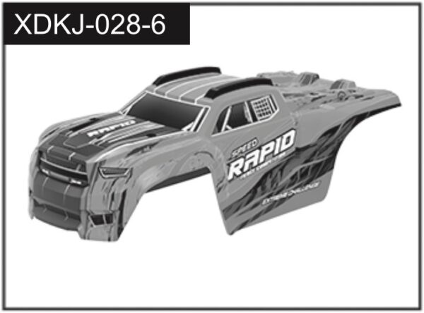 Absima Orange Car Body (Rapid) (J-028-6-O)