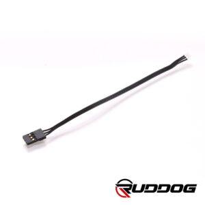 RUDDOG ESC RX Cable Black 120mm (fits RXS and others)