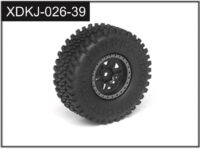 Absima Spare Wheel (2 pcs.) Reckless/Devotee red (J-026-39)